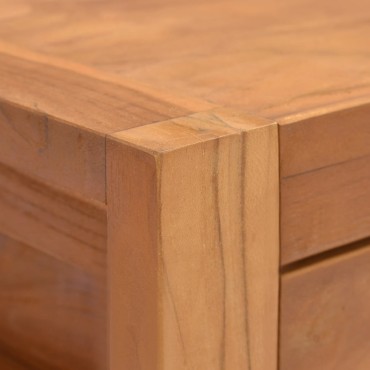 vidaXL Έπιπλο Τηλεόρασης 140x40x45cm από Ανακυκλωμένο Ξύλο Teak