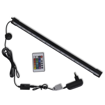 Λάμπα/Μπάρα Ενυδρείου LED RGB 48 εκ. με Φυσαλίδες