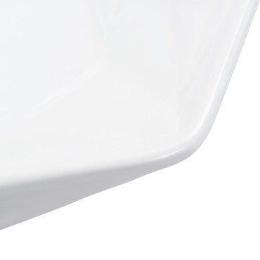 vidaXL Νιπτήρας Λευκός 41 x 36,5 x 12 εκ. Κεραμικός