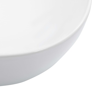 vidaXL Νιπτήρας Λευκός 45,5 x 32 x 13 εκ. Κεραμικός