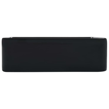 vidaXL Νιπτήρας Μαύρος 40 x 30 x 13 εκ. Κεραμικός