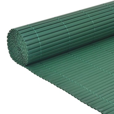 vidaXL Περίφραξη Κήπου Διπλής Όψης Πράσινη 90x300cm από PVC