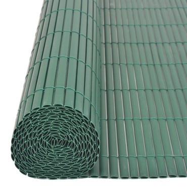 vidaXL Περίφραξη Κήπου Διπλής Όψης Πράσινη 90x300cm από PVC