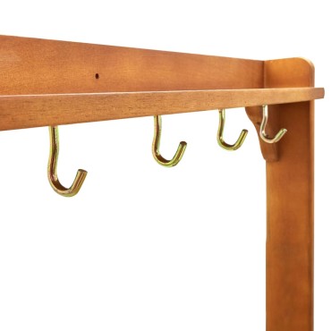 vidaXL Τρόλεϊ Κουζίνας/Κήπου 92x43,5x141,5cm από Μασίφ Ξύλο Ακακίας 1 τεμ.