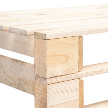 vidaXL Παγκάκι Κήπου από Παλέτες Ξύλινο 110x65x55cm 1 τεμ.
