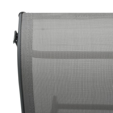 vidaXL Ξαπλώστρα από Αλουμίνιο / Textilene 200x65x36cm 1 τεμ.