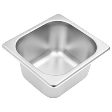 vidaXL Βάση για Λεκάνες Gastronorm με 5 Σκεύη GN 1/6 Ανοξείδωτο Ατσάλι