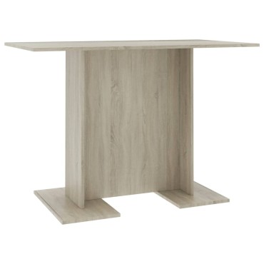 vidaXL Τραπεζαρία Sonoma Δρυς 110x60x75cm από Επεξ. Ξύλο 1 τεμ.