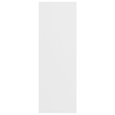 vidaXL Παπουτσοθήκη Λευκή Δρυς 54x34x100,5cm από Επεξεργασμένο Ξύλο