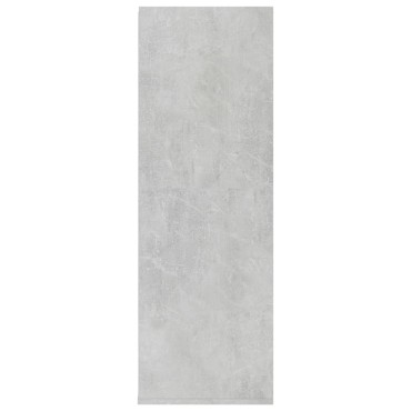 vidaXL Παπουτσοθήκη Γκρι Σκυρ Δρυς 54x34x100,5cm Επεξεργασμένο Ξύλο