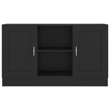 vidaXL Μπουφές Μαύρος 120x30,5x70cm από Επεξ. Ξύλο 1 τεμ.