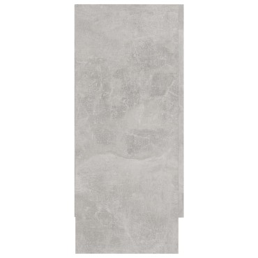 vidaXL Μπουφές Γκρι Σκυροδέματος 120x30,5x70cm από Επεξ. Ξύλο 1 τεμ.