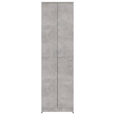vidaXL Ντουλάπα Διαδρόμου Γκρι Σκυροδέματος 55x25x189cm Επεξ. Ξύλο 1 τεμ.