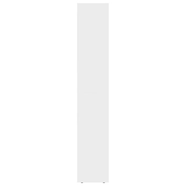vidaXL Βιβλιοθήκη Γυαλιστερό Λευκό 36x30x171cm από Επεξ. Ξύλο 1 τεμ.