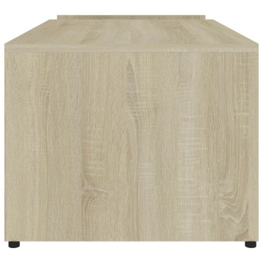 vidaXL Τραπεζάκι Σαλονιού Sonoma Δρυς 90x45x35cm από Επεξ. Ξύλο 1 τεμ.