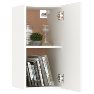 vidaXL Έπιπλο Τηλεόρασης Λευκό 30,5x30x60cm από Επεξ. Ξύλο