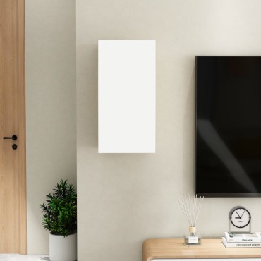 vidaXL Έπιπλο Τηλεόρασης Λευκό 30,5x30x60cm από Επεξ. Ξύλο