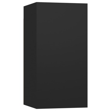 vidaXL Έπιπλο Τηλεόρασης Μαύρο 30,5x30x60cm από Επεξ. Ξύλο