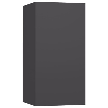vidaXL Έπιπλο Τηλεόρασης Γκρι 30,5x30x60cm από Επεξ. Ξύλο