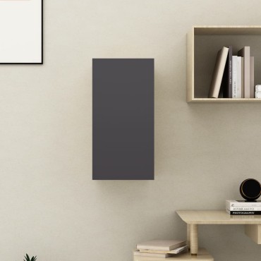 vidaXL Έπιπλο Τηλεόρασης Γκρι 30,5x30x60cm από Επεξ. Ξύλο