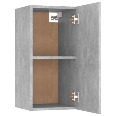 vidaXL Έπιπλο Τηλεόρασης Γκρι Σκυροδ. 30,5x30x60cm από Επεξ. Ξύλο
