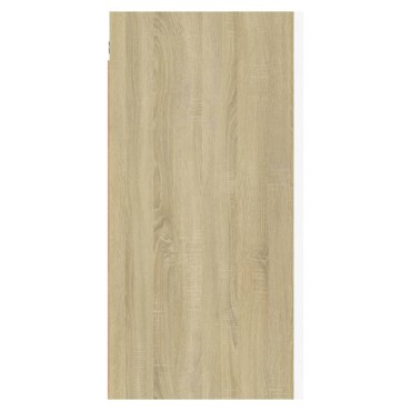 vidaXL Έπιπλο Τηλεόρασης Λευκό & Sonoma Δρυς 30,5x30x60cm Επεξ. Ξύλο