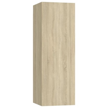 vidaXL Έπιπλο Τηλεόρασης Sonoma Δρυς 30,5x30x90cm από Επεξ. Ξύλο