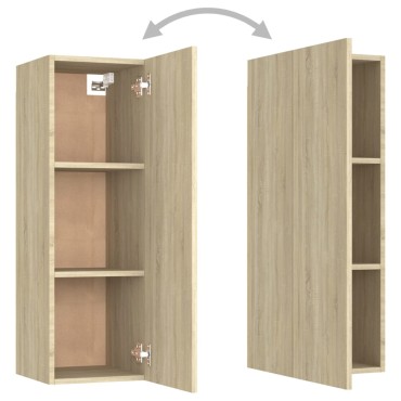 vidaXL Έπιπλο Τηλεόρασης Sonoma Δρυς 30,5x30x90cm από Επεξ. Ξύλο