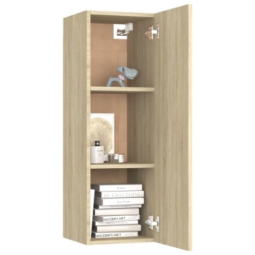 vidaXL Έπιπλο Τηλεόρασης Sonoma Δρυς 30,5x30x90cm από Επεξ. Ξύλο