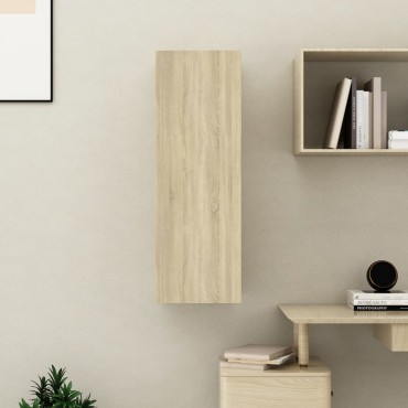 vidaXL Έπιπλο Τηλεόρασης Sonoma Δρυς 30,5x30x90cm από Επεξ. Ξύλο