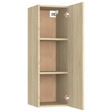 vidaXL Έπιπλο Τηλεόρασης Sonoma Δρυς 30,5x30x90cm από Επεξ. Ξύλο