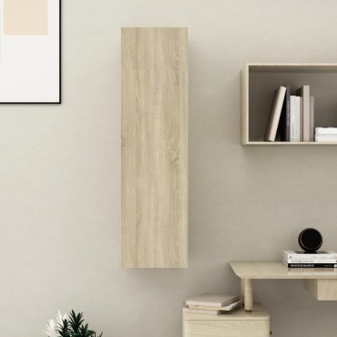 vidaXL Έπιπλο Τηλεόρασης Sonoma Δρυς 30,5x30x110cm από Επεξ. Ξύλο