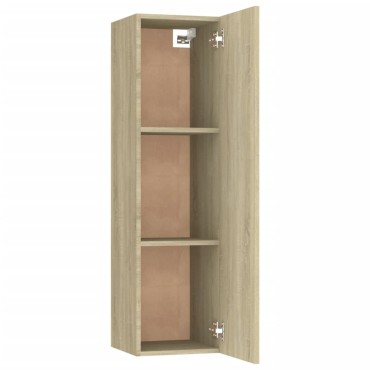 vidaXL Έπιπλο Τηλεόρασης Sonoma Δρυς 30,5x30x110cm από Επεξ. Ξύλο