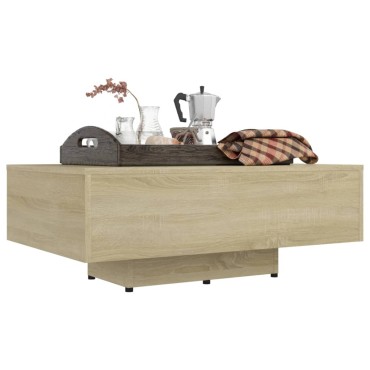 vidaXL Τραπεζάκι Σαλονιού Sonoma Δρυς 85x55x31cm από Επεξ. Ξύλο 1 τεμ.