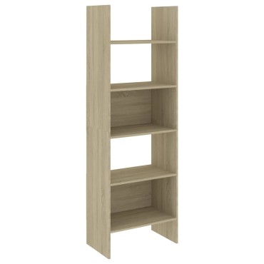 vidaXL Βιβλιοθήκη Χρώμα Sonoma Δρυς 60x35x180cm από Επεξ. Ξύλο 1 τεμ.