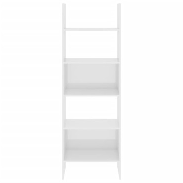 vidaXL Βιβλιοθήκη Γυαλιστερό Λευκό 60x35x180cm από Επεξ. Ξύλο 1 τεμ.