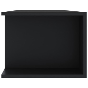 vidaXL Έπιπλο Τηλεόρασης με LED Μαύρο 135x39x30 εκ.