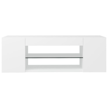 vidaXL Έπιπλο Τηλεόρασης με LED Λευκό 90x39x30cm