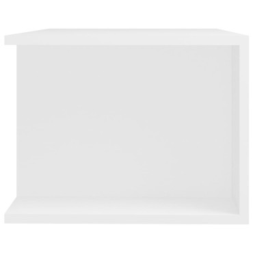 vidaXL Έπιπλο Τηλεόρασης με LED Λευκό 90x39x30cm