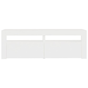 vidaXL Έπιπλο Τηλεόρασης με LED Λευκό 120x35x40cm