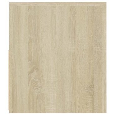 vidaXL Έπιπλο Τηλεόρασης με LED Sonoma Δρυς 120x35x40 εκ.