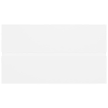 vidaXL Ντουλάπι Νιπτήρα Λευκό 80x38,5x45cm από Επεξ. Ξύλο 1 τεμ.