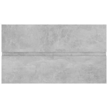 vidaXL Ντουλάπι Νιπτήρα Γκρι Σκυροδέματος 80x38,5x45cm από Επεξ. Ξύλο 1 τεμ.