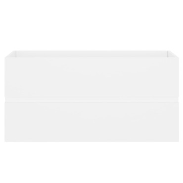 vidaXL Ντουλάπι Νιπτήρα Λευκό 90x38,5x45cm από Επεξ. Ξύλο 1 τεμ.