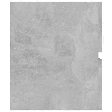 vidaXL Ντουλάπι Νιπτήρα Γκρι Σκυροδέματος 90x38,5x45cm από Επεξ. Ξύλο 1 τεμ.
