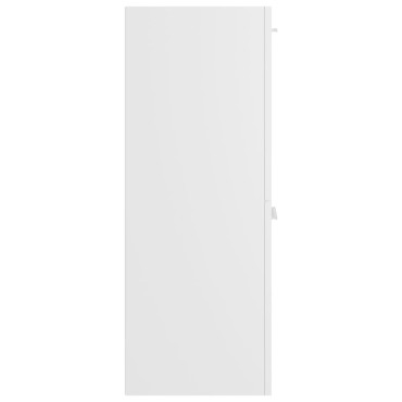 vidaXL Ντουλάπι Μπάνιου Λευκό 30x30x80cm από Επεξ. Ξύλο