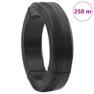 vidaXL Σύρμα Περίφραξης Ανθρακί 250 μ. / 1,4/2 χιλ. Ατσάλινο