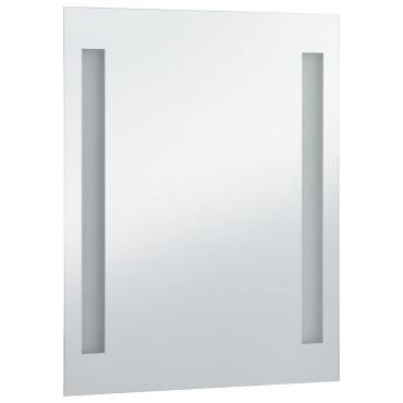 vidaXL Καθρέφτης Μπάνιου Τοίχου με LED 60 x 80 εκ.