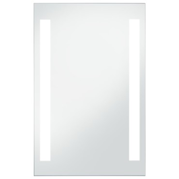 vidaXL Καθρέφτης Μπάνιου Τοίχου με LED 60 x 100 εκ.