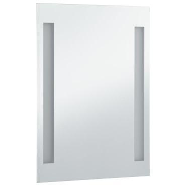 vidaXL Καθρέφτης Μπάνιου Τοίχου με LED 60 x 100 εκ.